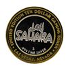 Image 2 : .999 Silver Sahara Las Vegas, Nevada $10 Casino Limited Edition Gaming Token