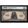 Image 1 : 1922 $50 Gold Certificate Note PMG Choice VF35 Net