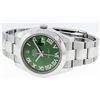 Image 6 : Rolex Mens Stainless Steel Diamond Roman Numeral Datejust Wristwatch