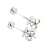 Image 2 : 14KT White Gold Lady's 0.08ctw Diamond Stud Earrings