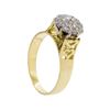 Image 3 : 14KT Yellow and White Gold Men's 0.15ctw Diamond Ring