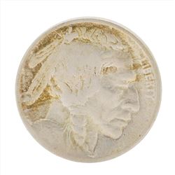 1913-D Type 2 Key Date Buffalo Nickel Coin