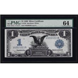 1899 $1 Black Eagle Silver Certificate Note PMG CU64