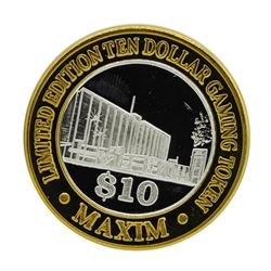 .999 Silver Maxim Hotel & Casino Las Vegas, NV $10 Limited Edition Gaming Token