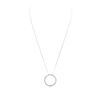 Image 2 : 10KT White Gold Lady's 0.50ctw Diamond Circle of Life Pendant with Chain