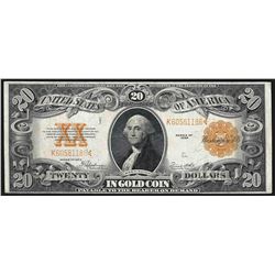 1922 $20 Gold Certificate Note