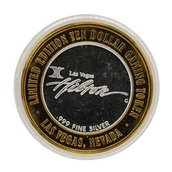 .999 Silver Las Vegas, Nevada Hilton $10 Casino Limited Edition Gaming Token