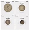 Image 1 : Lot of (4) 1918 Canada Silver Coins