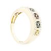 Image 3 : 14KT Yellow Gold Ladies LeVian 0.53ctw Multi-color Diamond Ring