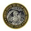 Image 1 : .999 Silver Circus Circus Hotel & Casino Las Vegas $10 Limited Edition Gaming To