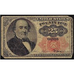 1874 Twenty-Five Cent Fifth Issue Fractional Note