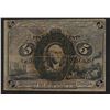 Image 1 : March 3, 1863 Five Cent Second Issue Fractional Note