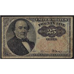 1874 Twenty-Five Cent Fifth Issue Fractional Note