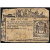 Image 1 : February 16, 1771 New York 1 Pound Colonial Currency Note