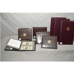 Selection of World Reserve Monetary Exchange  Genuine Bankers Vault Portfolios  including three foli