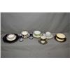Image 1 : Tray lot of porcelain collectibles including five cups and saucers made by Aynsley, Noritake, unmark