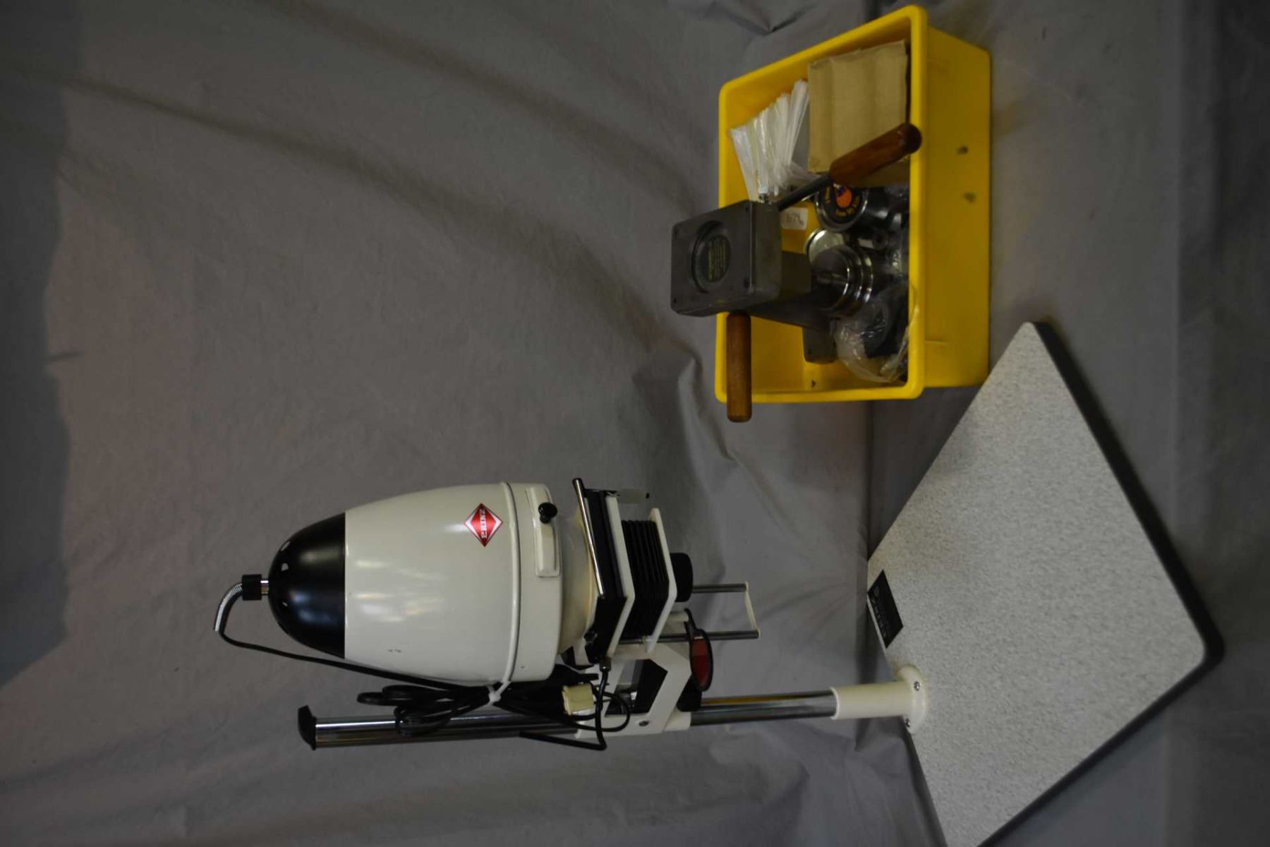 Macaron button maker and a Prinz Enlarger, model 66 deluxe