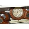 Image 2 : Four clocks including two wall clocks and two mantle clocks, one pendulum missing and each in need o