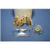 Image 1 : Selection of Swarovski crystal including a "Fabulous Creatures" display stand, Elephant and Swan bro