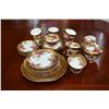 Image 1 : Selection of Royal Chelsea "Golden Rose" table ware including six each of luncheon and bread plates,