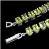 Image 3 : Natural  Top Rich Green Peridot 117 Carats Bracelet