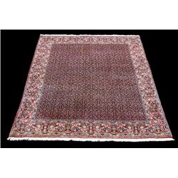 Fine geometric genuine Antique Persian Bijar tribal wool Rug