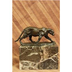 Bugatti Panther Lioness Bronze Sculpture (6"X5")