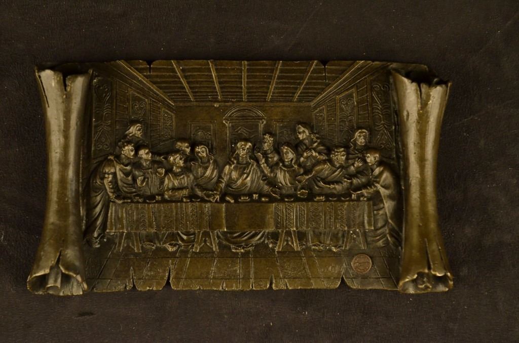 Last Supper A Tribute To Leonardo Da Vinci Bronze Sculpture (5"X8")
