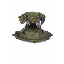 Labrador Incense Burner Bronze Sculpture (4"X5")