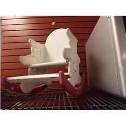 CHILD'S SHABBY SHEEK ROCKER