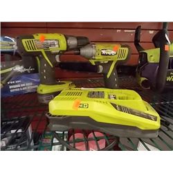 RYOBI 18VOLT LITHIUM 4PC - PS