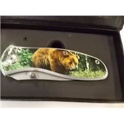 NEW FOLDING KNIFE - BEAR IMAGE
