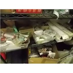 LOT OF TOP OF CUPBOARD - TREAD & MORE