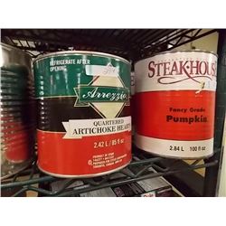 QUARTERED ARTICHOKE HEARTS - 2.42L