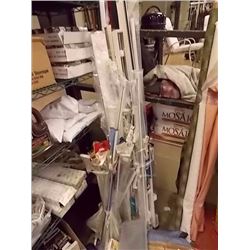 BUNDLE OF NEW BLINDS & CURTAIN RODS