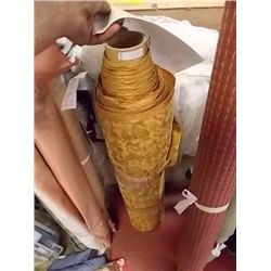 LARGE ROLL OF MATERIAL - GOLD VELVET