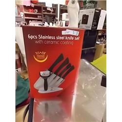 NEW STAINLESS STEEL KNIFE SET - 6 PC - GERMANY