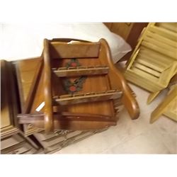 WOOD SHELVES - 2 TTL