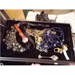 TRAY OF  ASSORTED JEWELRY - NO TRAY