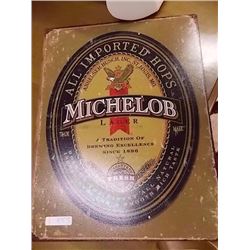 BREWER'S MEMORABILIA - METAL SIGN - MICHELOB