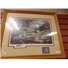 Image 1 : FRAMED LIMITED COMMEMORATIVE PRINT - KEN ZYLLA - PHEASANTS - "NARY A CARE" - 24 X 20" FRAME - WITH S