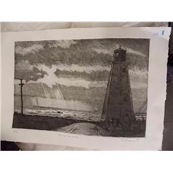 LIMITED EDITION LIGHT HOUSE PRINT - SIGNED