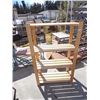Image 1 : WOOD SHELF UNIT - 4 SHELF