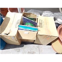 BOX OF NEW ARTIFICIAL POND LILIES - 3 TTL