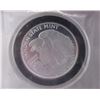 Image 1 : ART ROUND - 1/2 TROY OUNCE .999 FINE SILVER - GOLDEN STATE MINT - WALKING LIBERTY / EAGLE MOTIF - EN