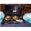 Image 1 : GOLD BALANCE SCALE IN CASE