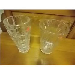 GLASS VASES - 2 TTL