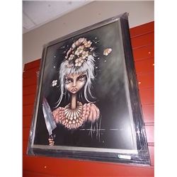 FRAMED PRINT - SINGLE AGAIN - ANGELINA WRONA - GALLERY ESTIMATE $550