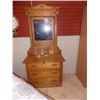 Image 2 : VINTAGE EAST LAKE QUEBEC ASH DRESSER WITH MIRROR - CIRCA 1870
