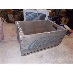 VINTAGE WOOD CRATE - COCA-COLA